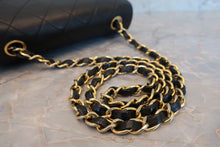 画像をギャラリービューアに読み込む, CHANEL/シャネル ミニマトラッセシングルフラップチェーンショルダーバッグ ラムスキン ブラック/ゴールド金具 ショルダーバッグ 700080108
