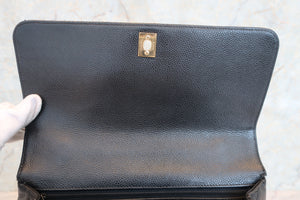 CHANEL/シャネル マトラッセ台形ハンドバッグ キャビアスキン ブラック/ゴールド金具 ハンドバッグ 700070124