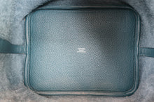 画像をギャラリービューアに読み込む, HERMES／エルメス ピコタンロックＭＭ トリヨンクレマンス コバルト X刻印 ハンドバッグ 800020212
