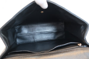 CHANEL/シャネル マトラッセ台形ハンドバッグ キャビアスキン ブラック/ゴールド金具 ハンドバッグ 700070124