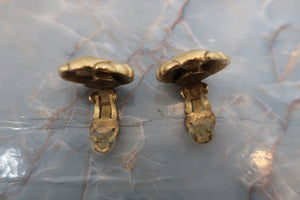 CHANEL CC mark earring Gold plate Gold Earring 600030084