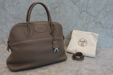 画像をギャラリービューアに読み込む, HERMES／エルメス ボリード35 トリヨンクレマンス エトゥープ □O刻印 ショルダーバッグ 800080091
