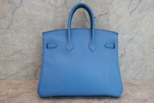 将图片加载到图库查看器，HERMES BIRKIN 25 Swift leather Blue paradise T刻印 Hand bag 600060039
