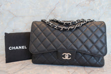 画像をギャラリービューアに読み込む, CHANEL/シャネル 中マトラッセシングルフラップチェーンショルダーバッグ キャビアスキン ブラック/シルバー金具 ショルダーバッグ 700070125
