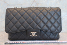 画像をギャラリービューアに読み込む, CHANEL/シャネル 中マトラッセシングルフラップチェーンショルダーバッグ キャビアスキン ブラック/シルバー金具 ショルダーバッグ 700070125
