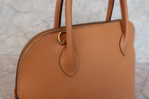 HERMES／エルメス ボリード31 アルデンヌ ナチュラル 〇Z刻印 ショルダーバッグ 700090150