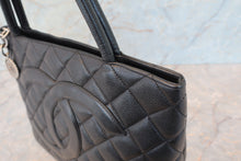 画像をギャラリービューアに読み込む, CHANEL/シャネル 復刻トート キャビアスキン ブラック/シルバー金具 トートバッグ 700080130
