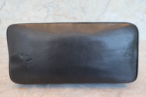 CHANEL/シャネル 復刻トート キャビアスキン ブラック/シルバー金具 トートバッグ 700080130