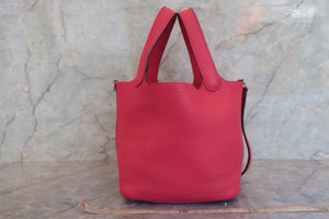 HERMES／エルメス ピコタンロックＰＭ トリヨンクレマンス ローズエクストリーム A刻印 ハンドバッグ 700050175