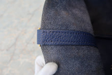将图片加载到图库查看器，HERMES PICOTIN LOCK PM Clemence leather Blue encre D刻印 Hand bag 800070011
