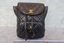 画像をギャラリービューアに読み込む, CHANEL/シャネル マトラッセチェーンリュック ラムスキン ブラック/ゴールド金具 リュック 700100234
