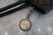 画像をギャラリービューアに読み込む, CHANEL/シャネル 復刻トート キャビアスキン ブラック/シルバー金具 トートバッグ 700080130
