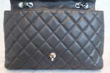 画像をギャラリービューアに読み込む, CHANEL/シャネル 中マトラッセシングルフラップチェーンショルダーバッグ キャビアスキン ブラック/シルバー金具 ショルダーバッグ 700070125
