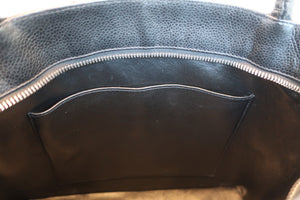 CHANEL/シャネル 復刻トート キャビアスキン ブラック/シルバー金具 トートバッグ 700080130