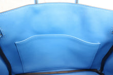 将图片加载到图库查看器，HERMES BIRKIN 25 Swift leather Blue paradise T刻印 Hand bag 600060039
