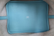 將圖片載入圖庫檢視器 HERMES／エルメス ピコタンロックＭＭ トリヨンクレマンス ブルーアトール T刻印 ハンドバッグ 800090228
