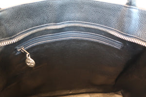 CHANEL/シャネル 復刻トート キャビアスキン ブラック/シルバー金具 トートバッグ 700080130