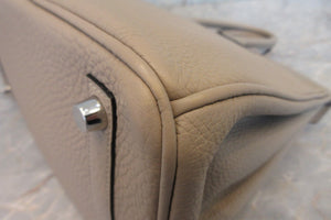 HERMES／エルメス バーキン25 トゴ トゥルティエールグレー □O刻印 ハンドバッグ 700040018