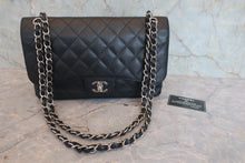 将图片加载到图库查看器，CHANEL/香奈儿 中号CF 双盖 双链 肩背包 荔枝皮 Black/Silver hadware(黑色/银色金属) 肩背包 800020244
