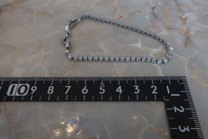 SWAROVSKI Rhinestone bracelet Silver plated Silver Bracelet 300060008