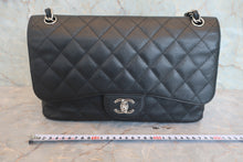 将图片加载到图库查看器，CHANEL/香奈儿 中号CF 双盖 双链 肩背包 荔枝皮 Black/Silver hadware(黑色/银色金属) 肩背包 800020244
