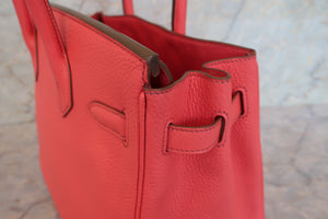 HERMES／エルメス バーキン30 トリヨンクレマンス ブーゲンビリア □P刻印 ハンドバッグ 700090194