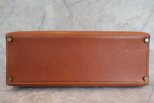 Load image into Gallery viewer, HERMES KELLY 35 Graine Lisse leather Brown 〇D Engraving Hand bag 600070068
