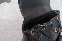 画像をギャラリービューアに読み込む, CHANEL/シャネル マトラッセチェーンリュック ラムスキン ブラック/ゴールド金具 リュック 700100234
