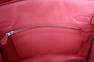 HERMES／エルメス バーキン30 トリヨンクレマンス ブーゲンビリア □P刻印 ハンドバッグ 700090194