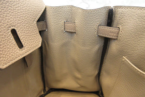 HERMES／エルメス バーキン25 トゴ トゥルティエールグレー □O刻印 ハンドバッグ 700040018