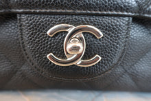 将图片加载到图库查看器，CHANEL/香奈儿 中号CF 双盖 双链 肩背包 荔枝皮 Black/Silver hadware(黑色/银色金属) 肩背包 800020244
