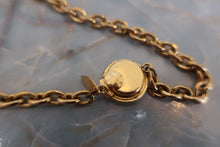 Load image into Gallery viewer, CHANEL CC mark Rhinestone necklace Gold plate Gold Necklace 600030086

