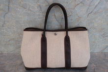 将图片加载到图库查看器，HERMES GARDEN PARTY TPM Toile H/Leather Marron/Brown □H刻印 Tote bag 600080151
