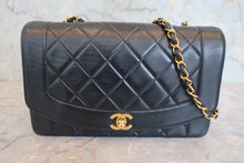 将图片加载到图库查看器，CHANEL/香奈儿 戴妃 CF 链条包 羊皮 Black/Gold hadware(黑色/金色金属) 肩背包 800020235
