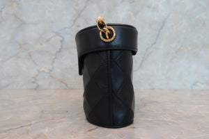 CHANEL/シャネル マトラッセフリンジショルダーバッグ ラムスキン ブラック/ゴールド金具 ショルダーバッグ 700080098