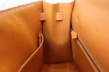 画像をギャラリービューアに読み込む, HERMES／エルメス ケリー32 ボックスカーフ ナチュラル/マットシルバー金具 □C刻印 ショルダーバッグ 700090149
