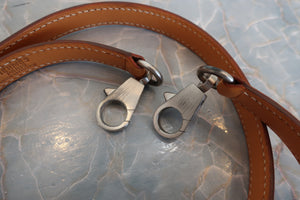 HERMES／エルメス ケリー32 ボックスカーフ ナチュラル/マットシルバー金具 □C刻印 ショルダーバッグ 700090149