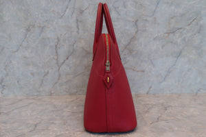 HERMES／エルメス ボリード35 トゴ ルージュヴィフ □F刻印 ショルダーバッグ 700070130