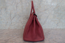 Load image into Gallery viewer, HERMES BIRKIN 35 Clemence leather Bois de rose Hand bag 700120083
