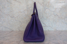 Load image into Gallery viewer, HERMES BIRKIN 35 Togo leather Ultraviolet □N Engraving Hand bag 800070074
