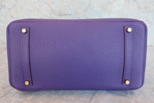 Load image into Gallery viewer, HERMES BIRKIN 35 Togo leather Ultraviolet □N Engraving Hand bag 800070074
