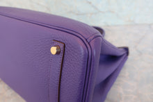 Load image into Gallery viewer, HERMES BIRKIN 35 Togo leather Ultraviolet □N Engraving Hand bag 800070074
