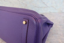 Load image into Gallery viewer, HERMES BIRKIN 35 Togo leather Ultraviolet □N Engraving Hand bag 800070074
