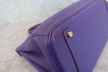 Load image into Gallery viewer, HERMES BIRKIN 35 Togo leather Ultraviolet □N Engraving Hand bag 800070074
