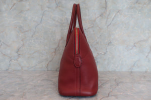 HERMES／BOLIDE 31 Clemence leather Rouge H □I刻印 Shoulder bag 600070093