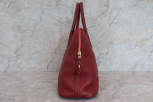 将图片加载到图库查看器，HERMES／BOLIDE 31 Clemence leather Rouge H □I刻印 Shoulder bag 600070093
