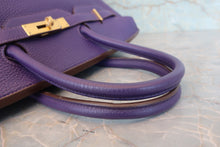 Load image into Gallery viewer, HERMES BIRKIN 35 Togo leather Ultraviolet □N Engraving Hand bag 800070074
