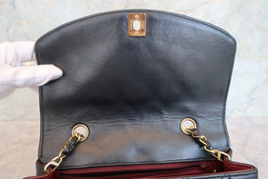 CHANEL/シャネル ダイアナマトラッセチェーンショルダーバッグ ラムスキン ブラック/ゴールド金具 ショルダーバッグ 700090188