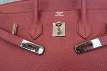 Load image into Gallery viewer, HERMES BIRKIN 35 Clemence leather Bois de rose Hand bag 700120083
