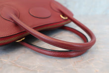 Load image into Gallery viewer, HERMES／BOLIDE 31 Clemence leather Rouge H □I Engraving Shoulder bag 600070093
